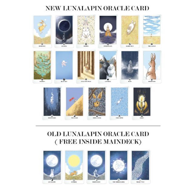新版セット! Lunalapin タロットカード (オラクルカード同梱) エンタメ/ホビーのコレクション(印刷物)の商品写真