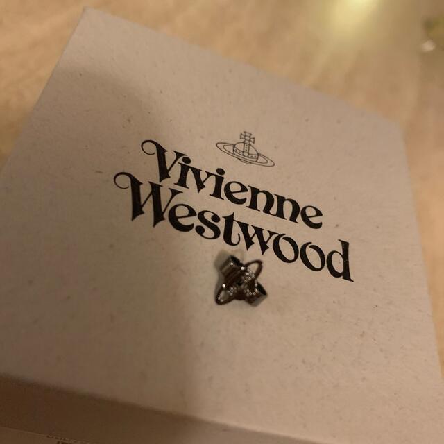 Vivienne Westwood(ヴィヴィアンウエストウッド)のvivienne westwmmd ヴィヴィアンピアス　オーブキャッチ　ガンメタ メンズのアクセサリー(ピアス(片耳用))の商品写真