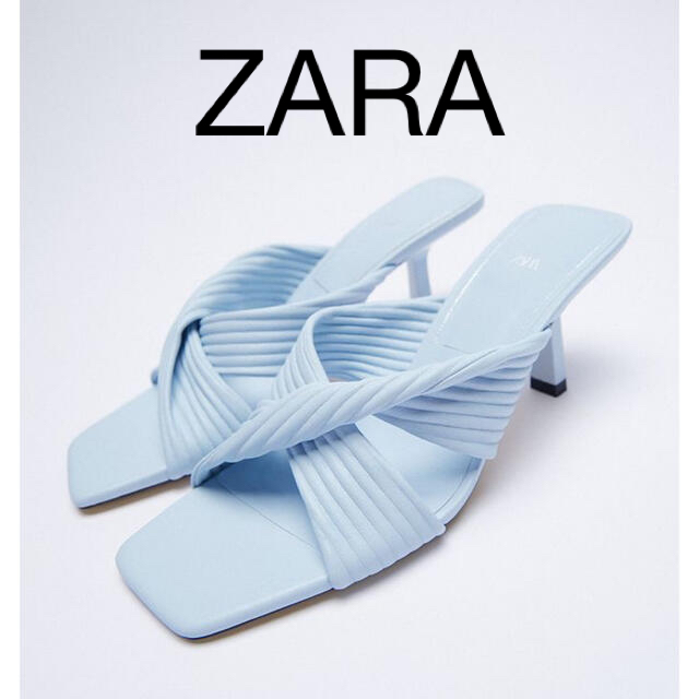 ZARA(ザラ)のラスト‼️値下げ‼️ZARAサンダル　24.5   レディースの靴/シューズ(サンダル)の商品写真