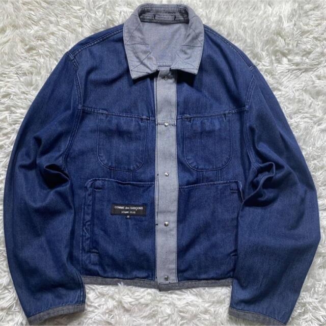 COMME des GARCONS HOMME PLUS(コムデギャルソンオムプリュス)のアーカイブ　超希少　AD1991 コムデギャルソン オムプリュス　 エスニック期 メンズのジャケット/アウター(Gジャン/デニムジャケット)の商品写真