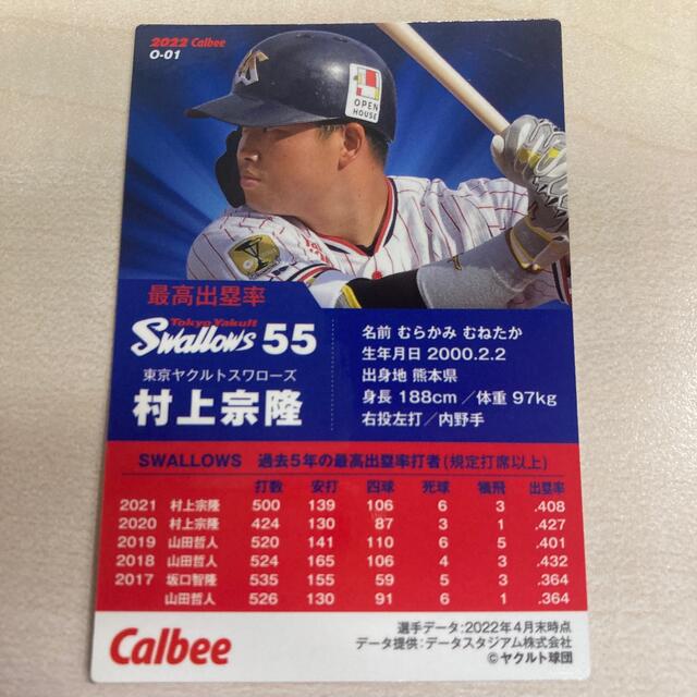 【楽天ランキング1位】 野球チップスカード2022 村上宗隆 ヤクルトスワローズ スポーツ選手 【楽天ランキング1位】 野球チップスカード2022 村上宗隆 ヤクルトスワローズ スポーツ選手