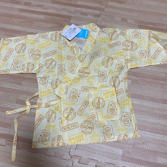 ミニオン(ミニオン)の【新品】ミニオン 甚平 キッズ/ベビー/マタニティのキッズ服男の子用(90cm~)(甚平/浴衣)の商品写真