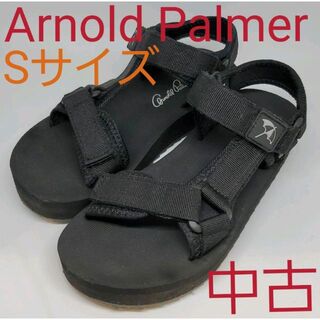 アーノルドパーマー(Arnold Palmer)のアーノルドパーマー　サンダル　スポーツサンダル　Sサイズ　黒　テバ風　フラット(サンダル)
