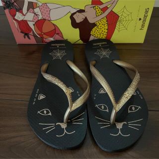 ハワイアナス(havaianas)のシャーロットオリンピア✖️ハワイアナスコラボビーチサンダル(サンダル)