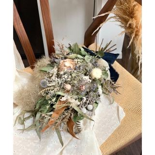 🍀45cm. ラベンダー香るスモークツリーとワイルドフラワーのふわふわスワッグ 🍀45cm. ラベンダー香るスモークツリーとワイルドフラワーのふわふわスワッグ