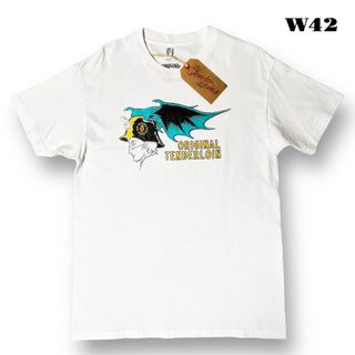 テンダーロイン(TENDERLOIN)の人気品！ TENDERLOIN 半袖 Tシャツ TEE SV ホワイト 白黄 L(Tシャツ/カットソー(半袖/袖なし))