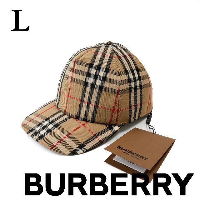 売れ筋ランキングも掲載中! 2022SS 新品 - BURBERRY BURBERRY ヴィンテージチェック ロゴアップリケ キャップ
