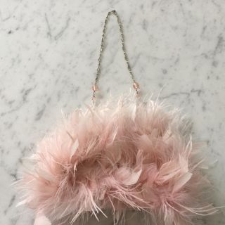 ハロッズ(Harrods)の新品♡ハロッズ♡パーティー♡リアルファーバッグ(クラッチバッグ)