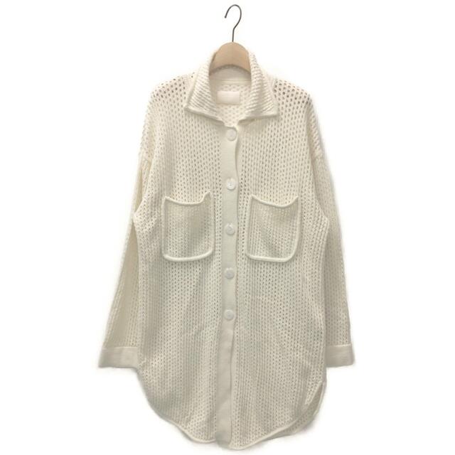 Ameri VINTAGE(アメリヴィンテージ)の美品 AMERI MEDI MESH OVER KNIT SHIRT レディースのトップス(カーディガン)の商品写真