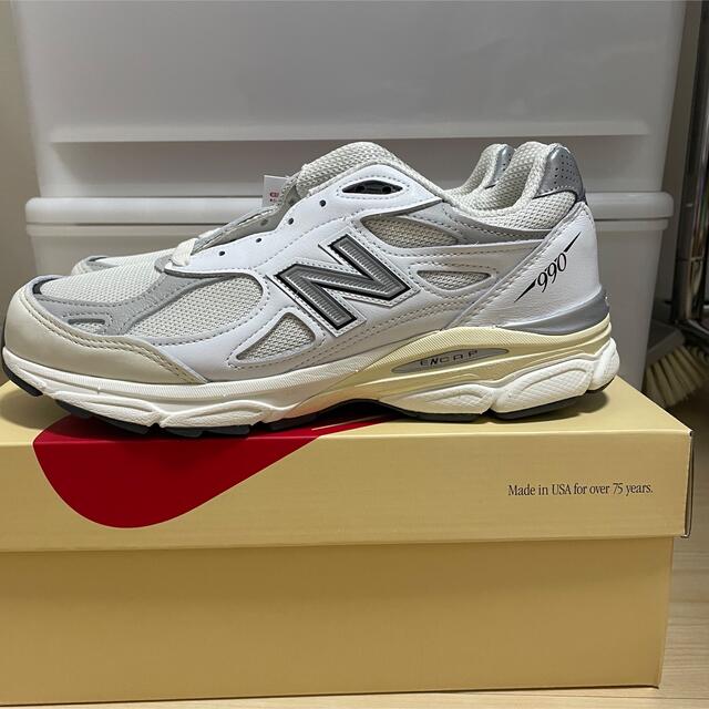 New Balance(ニューバランス)のNew Balance M990AL3 Sea Salt/Rain Cloud メンズの靴/シューズ(スニーカー)の商品写真