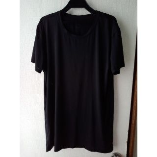 ユニクロ(UNIQLO)のUNIQLO　AIRism　半袖　Tシャツ　L　ブラック(Tシャツ/カットソー(半袖/袖なし))