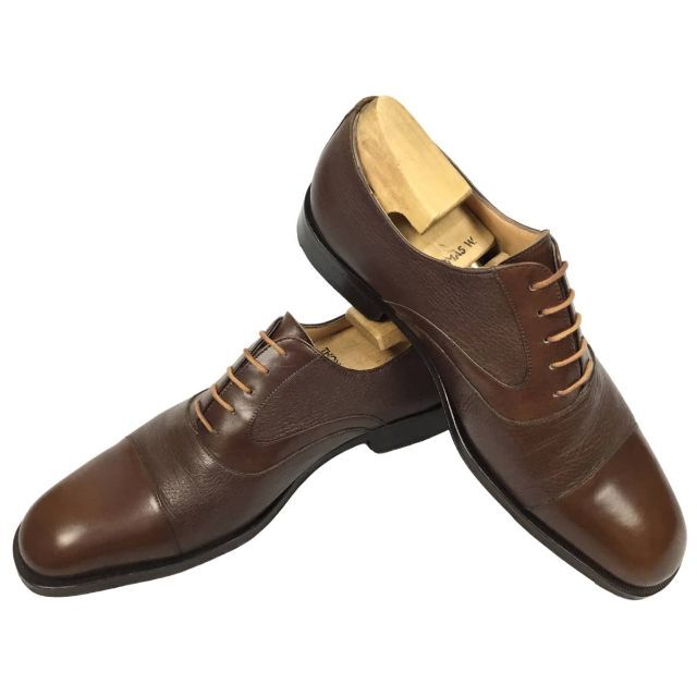 BRUNOMAGLI(ブルーノマリ)の伊製BRUNO MAGLIブルーノマリコンビレザーストレートチップシューズ メンズの靴/シューズ(ドレス/ビジネス)の商品写真