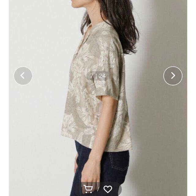 AZUL by moussy(アズールバイマウジー)の【Do様専用】#AZUL BY MOUSSY#ALOHA PATTERN レディースのトップス(シャツ/ブラウス(半袖/袖なし))の商品写真