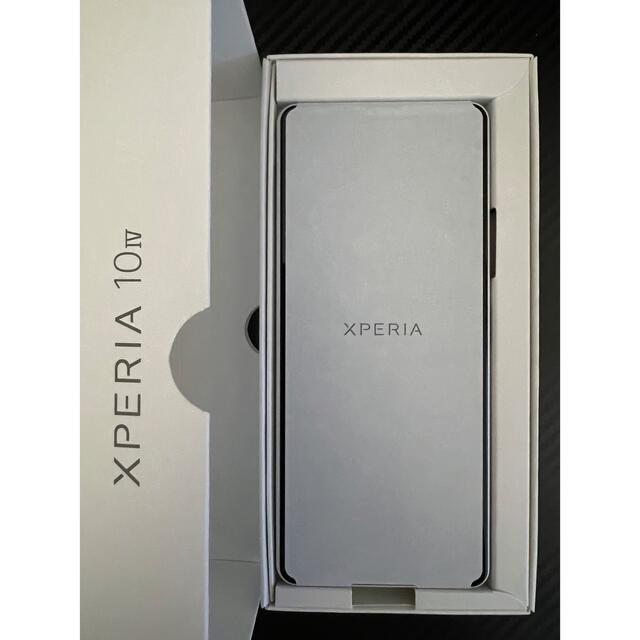 SONY(ソニー)のSONY Xperia 10 IV  ホワイト 新品未使用 スマホ/家電/カメラのスマートフォン/携帯電話(スマートフォン本体)の商品写真