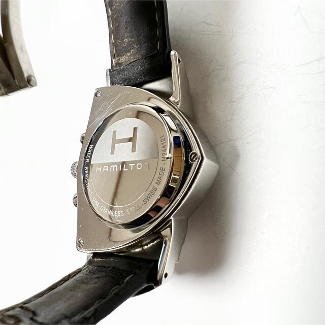 人気品！ HAMILTON ベンチュラ クロノグラフ H244121 腕時計 黒