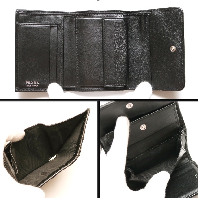 PRADA - 【美品】◇プラダ◇ プリーツ / シープスキン PRADA - 【美品】◇プラダ◇ プリーツ / シープスキン