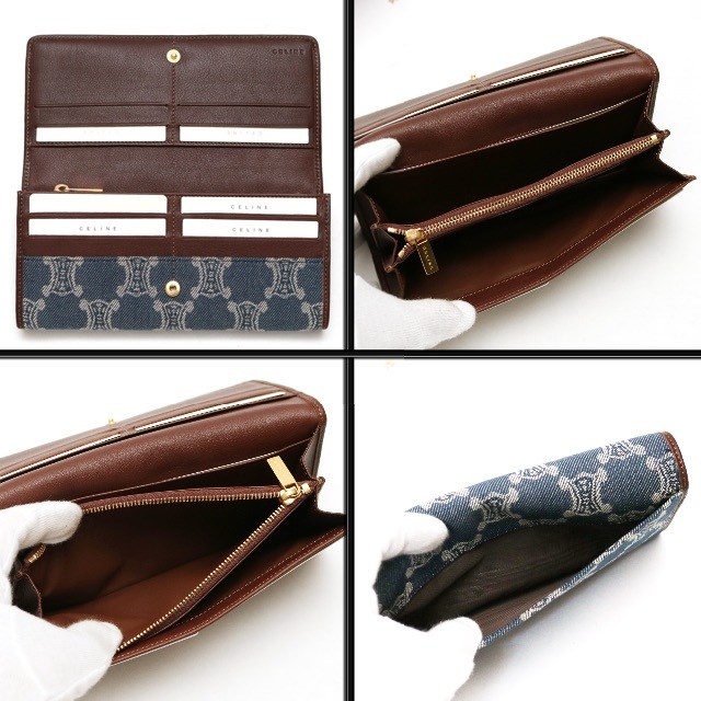 サイズ celine / トリオンフ / 長財布の通販 by marushimechan's shop ...