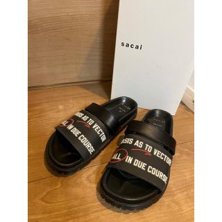 サカイ(sacai)の極美品　Sacai サカイ　フラット　サンダル　37(サンダル)