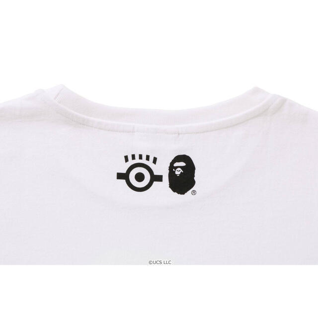 A BATHING APE(アベイシングエイプ)のア ベイシング エイプ ミニオンズ Tシャツ "ホワイト"  ベイプ　ミニオン メンズのトップス(シャツ)の商品写真