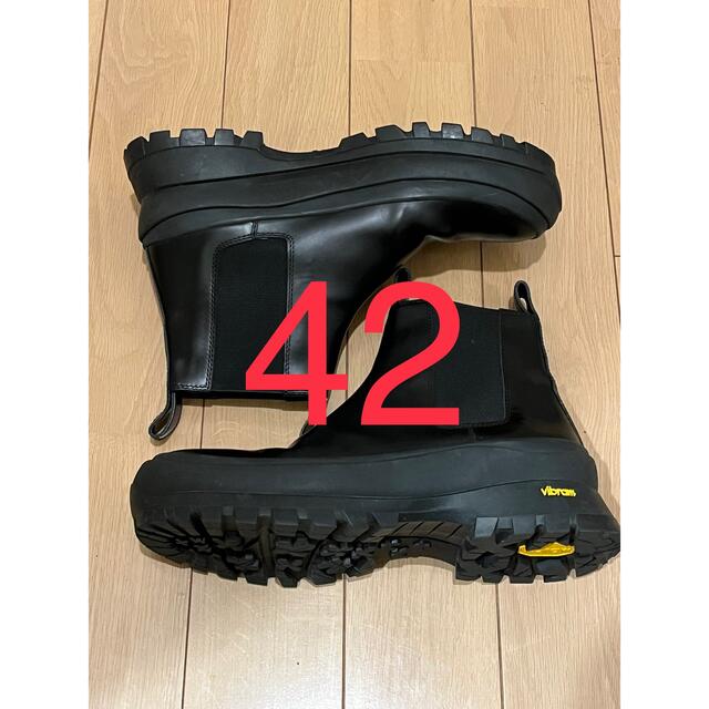 珍しい Jil Sander メンズ チェルシー チャンキー ジルサンダーブーツ