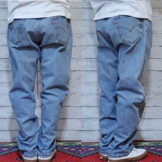 ✔Levi's 505 ジーンズ/デニムパンツ 濃紺 エジプト製  W36