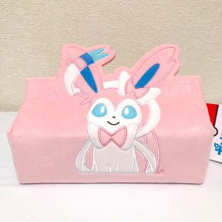 ポケモン(ポケモン)の【匿名発送】新品 ポケモン ティッシュボックスカバー ニンフィア(ティッシュボックス)