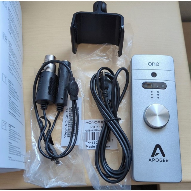 Apogee One オーディオインターフェース