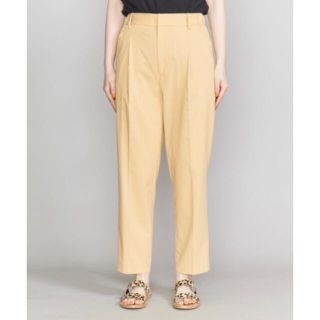 ユナイテッドアローズ(UNITED ARROWS)の美品♡ビューティーアンドユース レーヨンナイロン テーパード パンツ(クロップドパンツ)