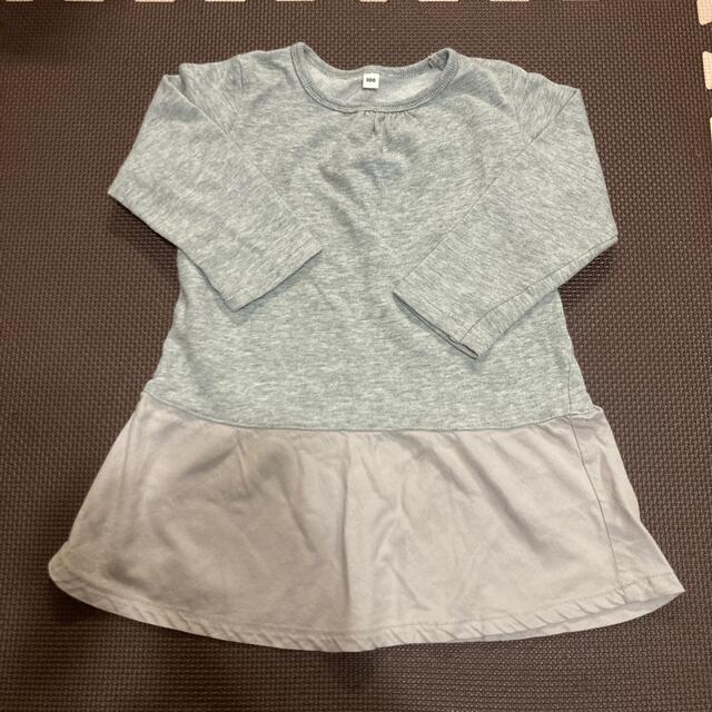 MUJI (無印良品)(ムジルシリョウヒン)の女の子 ワンピース 100cm キッズ/ベビー/マタニティのキッズ服女の子用(90cm~)(ワンピース)の商品写真