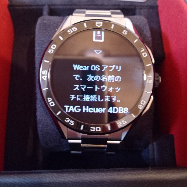 TAG Heuer(タグホイヤー)の【ほぼ未使用】TAG HEUER メンズ　スマートウォッチ　コネクテッド第3世代 メンズの時計(腕時計(デジタル))の商品写真