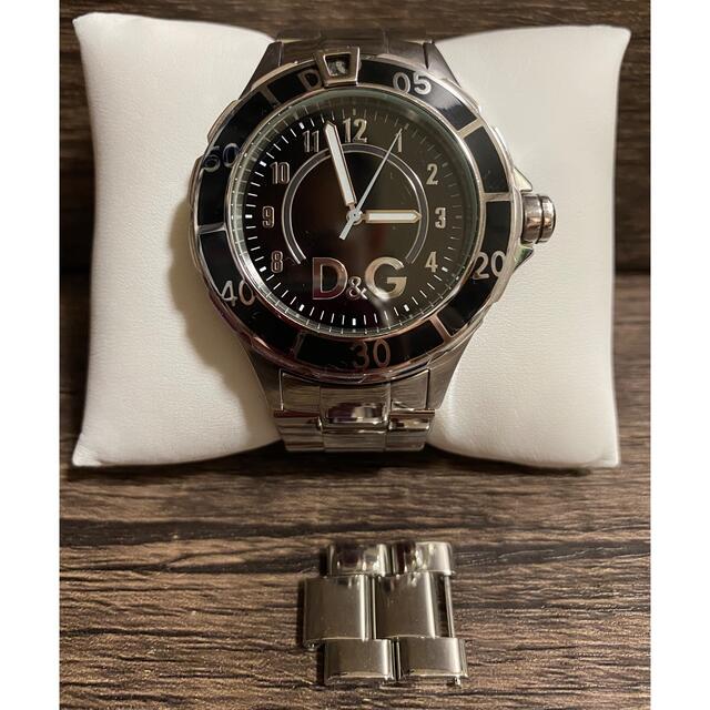 絶妙なデザイン D&G - 美品 D&G ドルチェ&ガッバーナ メンズ腕時計 電池新品 稼働品 腕時計(アナログ)