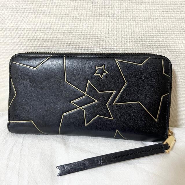 長財布　MARC JACOBS マークジェイコブス　ブラック　スター星