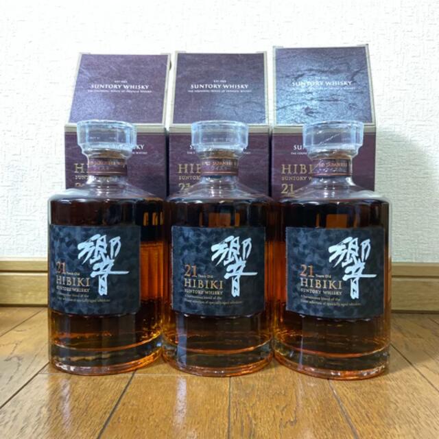 サントリー響21年 700ml 3本set 高級ブランド 160050円 www