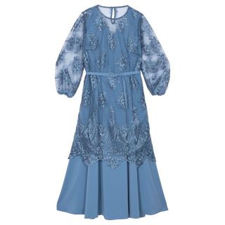 アメリヴィンテージ(Ameri VINTAGE)のAMERI   3WAY LAYERED LACE DRESS(ロングドレス)