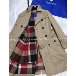 バーバリー(BURBERRY)の美品 ブルーレーベル クレストブリッジ トレンチコート バーバリー コート 2点(トレンチコート)