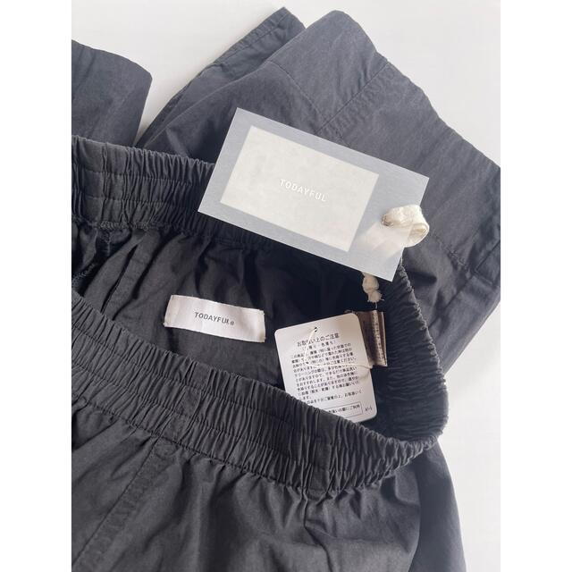 TODAYFUL Washed Wide Pants ブラック38 新品タグ付 4