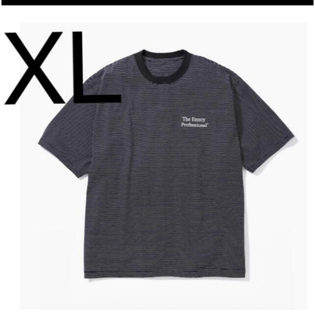S/S Border T-Shirt (BLACK × WHITE)