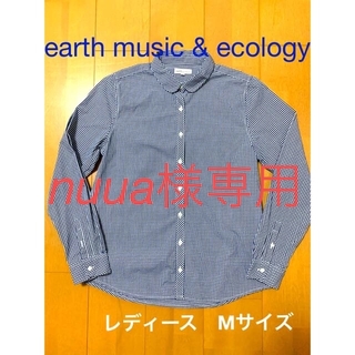 アースミュージックアンドエコロジー(earth music & ecology)のearth music & ecology   Mサイズ　レディース(シャツ/ブラウス(長袖/七分))