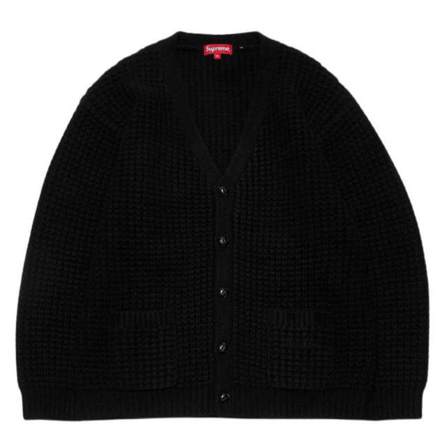 Supreme Waffle Knit Cardigan "Black"トップス