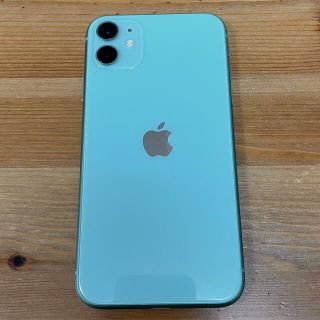 アップル(Apple)のiPhone11 128GB グリーン SIMロック解除済み(スマートフォン本体)