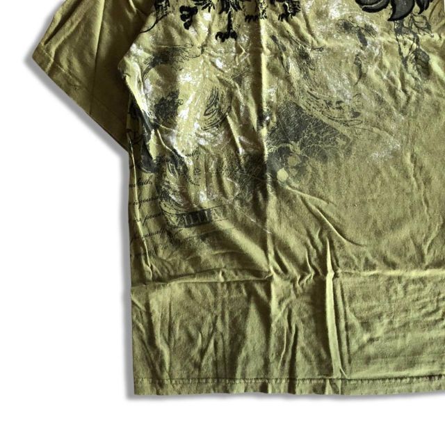 Karl Kani(カールカナイ)の00s カールカナイ Ｔシャツ オリーブ 2XL Karl Kani Gold メンズのトップス(Tシャツ/カットソー(半袖/袖なし))の商品写真