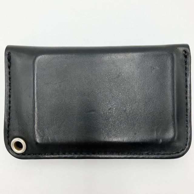 TENDERLOIN(テンダーロイン)のテンダーロイン ポーター T-CARDCASE CORDVAN 本革レザー 黒 メンズのファッション小物(コインケース/小銭入れ)の商品写真