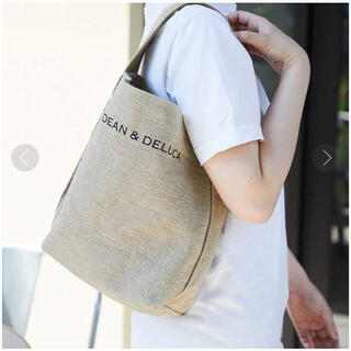 ディーンアンドデルーカ(DEAN & DELUCA)のDEAN & DELUCA リネントートバッグ Sサイズ(ショルダーバッグ)