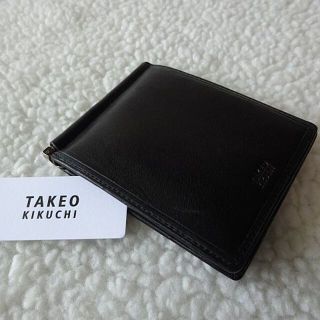 タケオキクチ(TAKEO KIKUCHI)の【新品/本物】TAKEO KIKUCHI（タケオキクチ）マネークリップ/黒(マネークリップ)