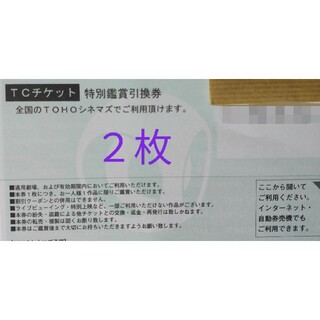 ジェジェ様専用 TCチケット（特別鑑賞引換券）2枚(邦画)