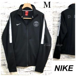 ナイキ(NIKE)の【未使用】ナイキ パリサンジェルマン トラックジャケット 黒 M ジャージ(ジャージ)