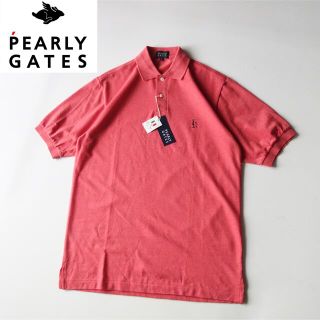 パーリーゲイツ(PEARLY GATES)の未使用 パーリーゲイツ ワンポイント刺繍ポロシャツ サイズ2 大きめ(ポロシャツ)