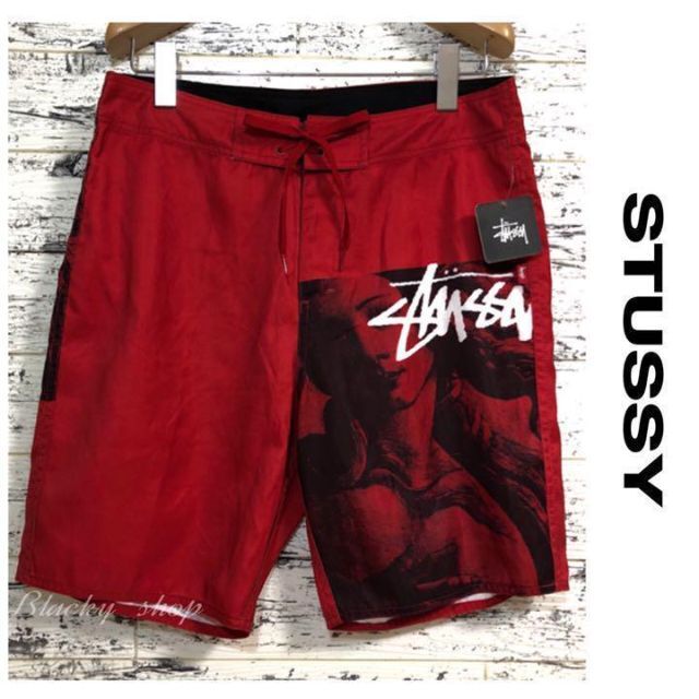 STUSSY - 【未使用】ステューシー 海パン 水着 スイムウェア 赤 ...