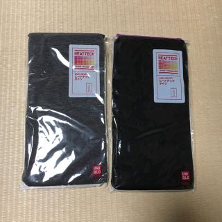 ユニクロ(UNIQLO)のＫ♡mama様専用 ヒートテック タイツ 90 2足セット 新品(靴下/タイツ)