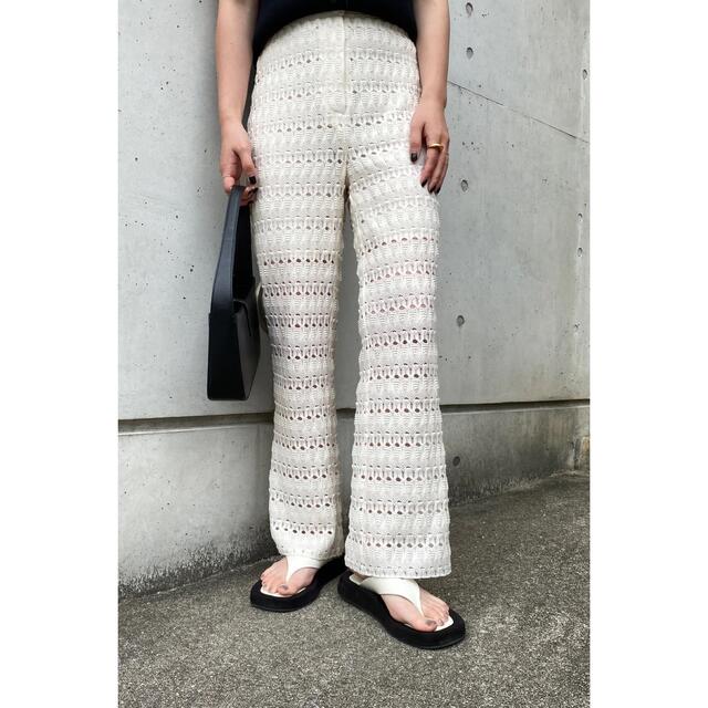 完売商品 mamu LACE FLARE PANTS マム レースフレアパンツ - パンツ 完売商品 mamu LACE FLARE PANTS マム レースフレアパンツ - パンツ